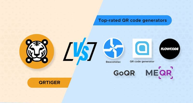 QR TIGER vs. Generatori di codici QR più votati: confronta e decidi