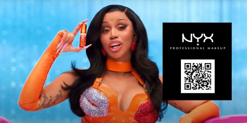 Cardi B Stars in NYX Super Bowl 2024 Commercial With QR Codes