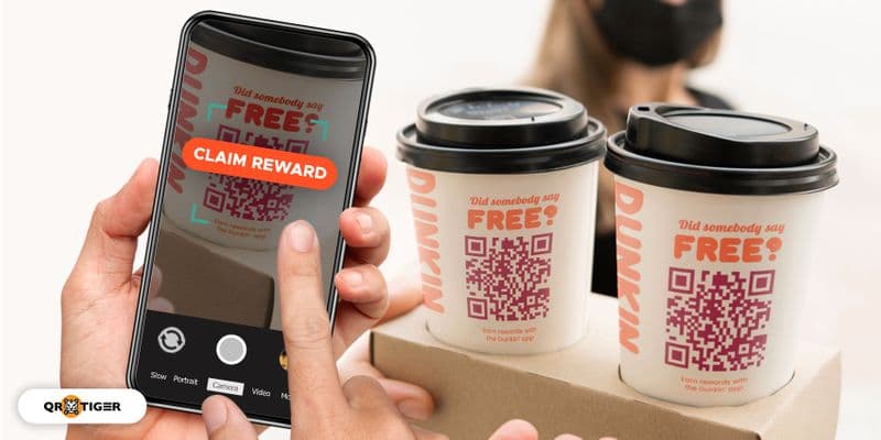 How to Scan Dunkin' Cup QR Code