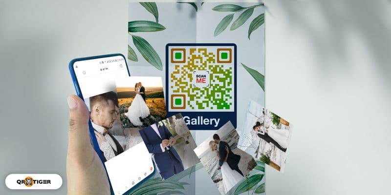 Código QR da galeria de imagens: exibir várias imagens em uma digitalização