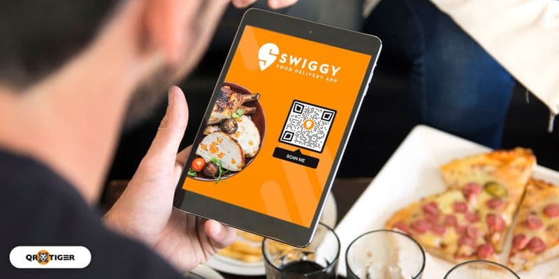  Swiggy 앱용 소셜 미디어 QR 코드: 주문량 늘리기