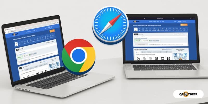 Why the best web browsers for using a QR code generator are Google Chrome and Safari