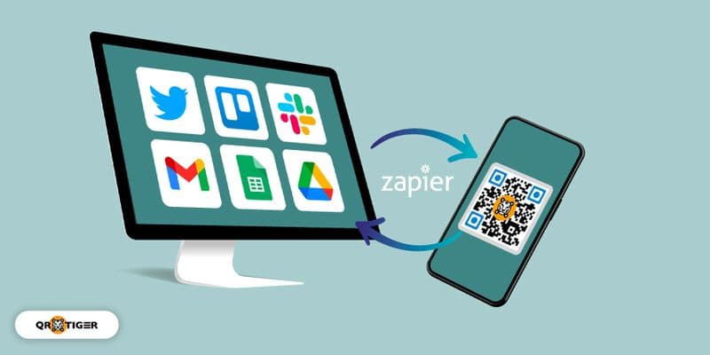 Zapier 集成：如何使用 Zapier 將員工數據嵌入 vCard QR 代碼