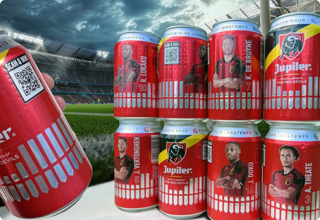 Jupiler QR code campaign